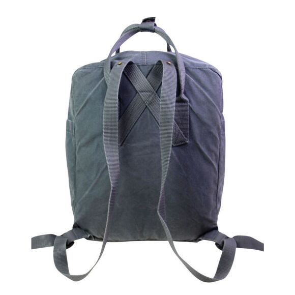 FJALLRAVEN KANKEN GRAY COTTON CANVAS BACKPACK LAPTOP SHOULDER BAG HANDBAG PURSE - Picture 5 of 13